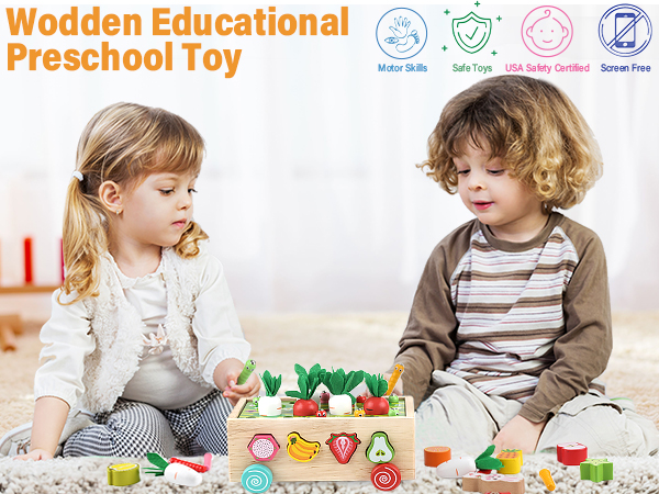 wooden educational preschool toy 1