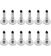 12 Pcs Silver Universal Stylus Replacement Tips,Universal Disc Tips Round Shape Replaceable Stylu...