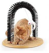 Cat Scratcher, Cat Brushes for Indoor Cats, Cat Arch Self Groomer Scratching Board Scratch Pad, C...