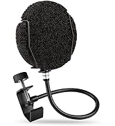 Microphone Pop Filter for Blue Yeti,Blue Snowball,Hyperx Quadcast, Shure and Other Mic,Profession...
