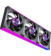 360mm Case Fan ARGB PWM High Airflow Computer Fan for PC Case/CPU Cooler/Radiator RGB PC Fans for...
