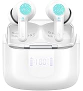 Wireless Earbud, Bluetooth Headphones 5.3 Stereo Bass Earphones 2023 Noise Cancelling Ear Buds 40...