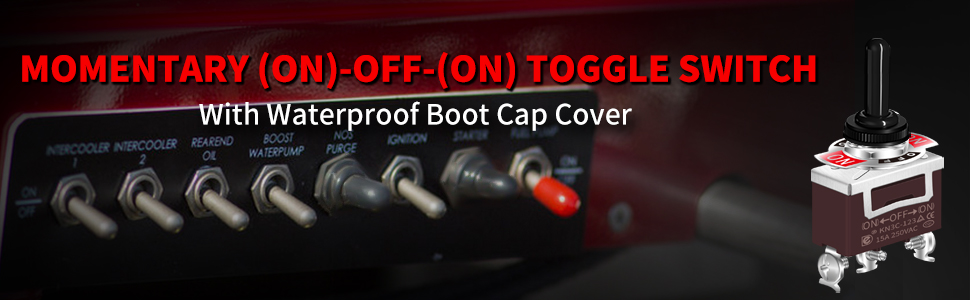 MOMENTARY (ON)-OFF-(ON) TOGGLE SWITCH