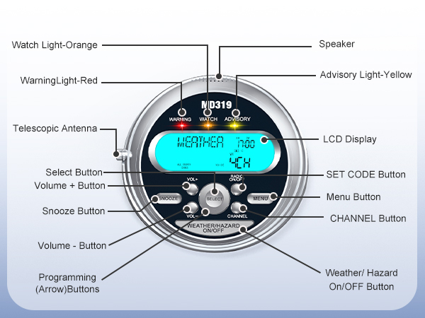 noaa weather alert radio for home