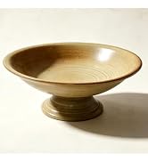 Hoousuper Decorative Bowl, Ceramic Beige Key Bowls for Entryway Table