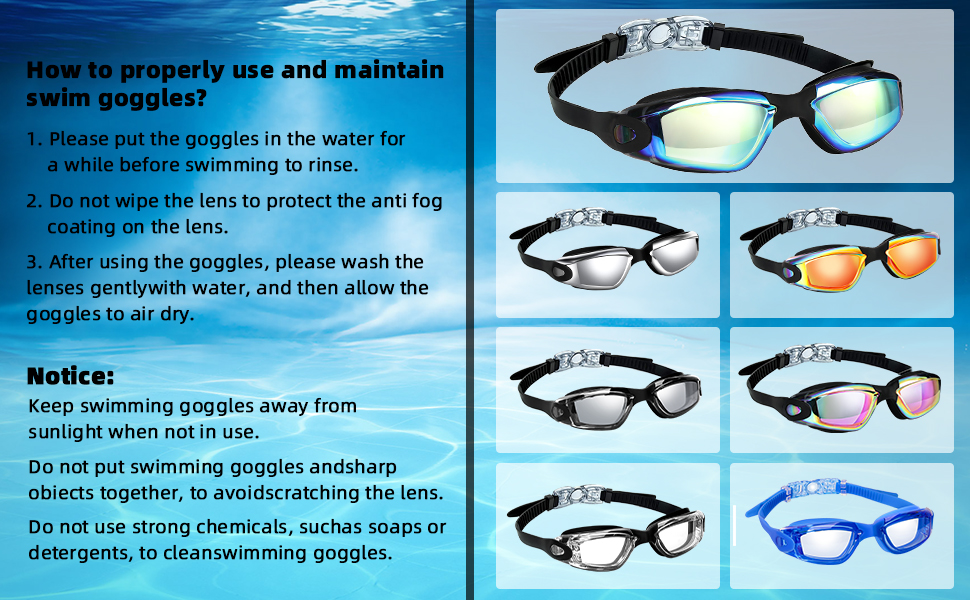 swimming googles
