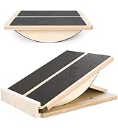MUCITAGF Professional Slant Board, Adjustable Incline Board and Calf Stretcher, Slant Board for C...