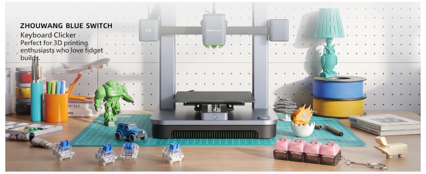 Dust-Proof Blue Switch