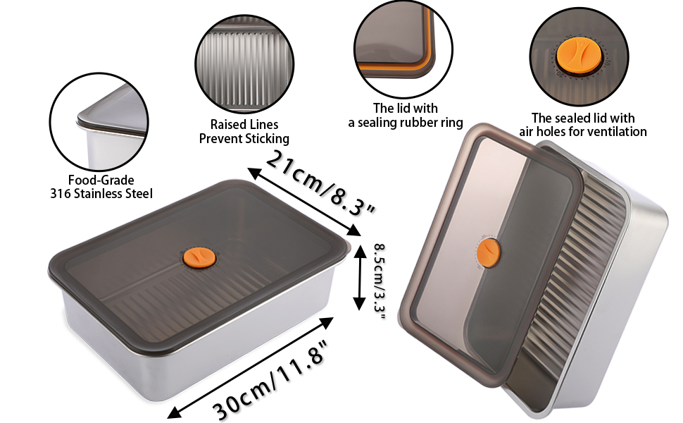 pizza proofing box dough box pizza dough container meat storage container
