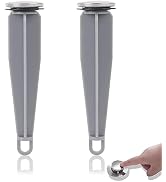 (2-Pack) Bathroom Sink Pop-Up Stoppers - Plastic Pop-Up Stoppers with Chrome Finish - Standard De...