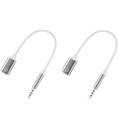Cauaoa 2 Pcs USB C to 3.5mm Headphone Jack Adapter, 3.5mm Male to TypeC Female Audio Cable Cord, ...
