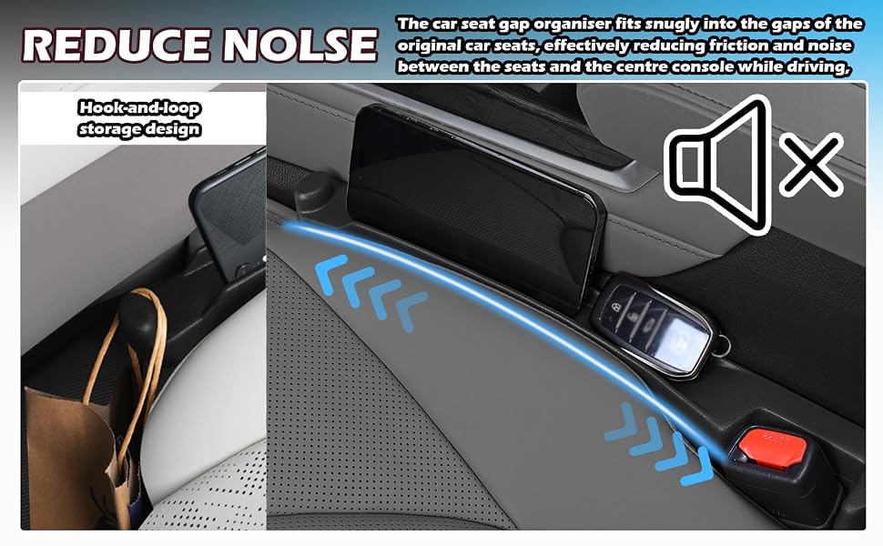 3 in 1 Car Seat Gap Filler Organizer