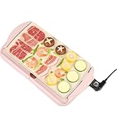 I-Keukenn 20" Electric Griddle, Ceramic Non-Stick Baking Pan Attemperation Griddle, 1400W Family-...