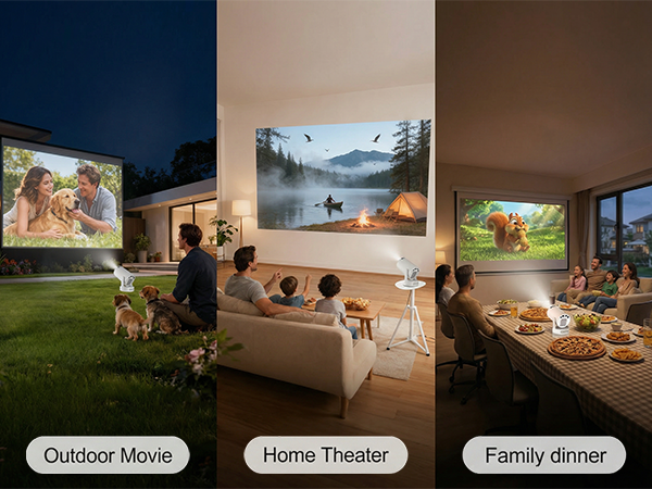 Mini Projector with WiFi and Bluetooth