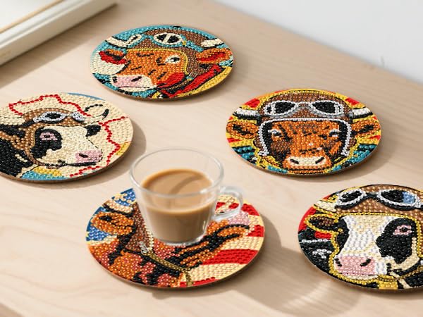 Diamond Art Coasters Kit