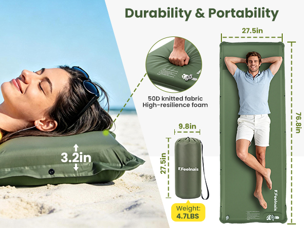 inflatable sleeping mattress