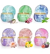 Candles Gifts for Women, 6 Pack Scented Candles for for Home Scented, Natural Soy Wax Aromatherap...