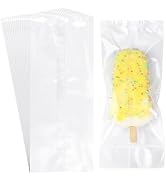 Prembag Thick Popsicle Bags Heat Sealable Ice Pop Bag & Sleeves,100 Pcs