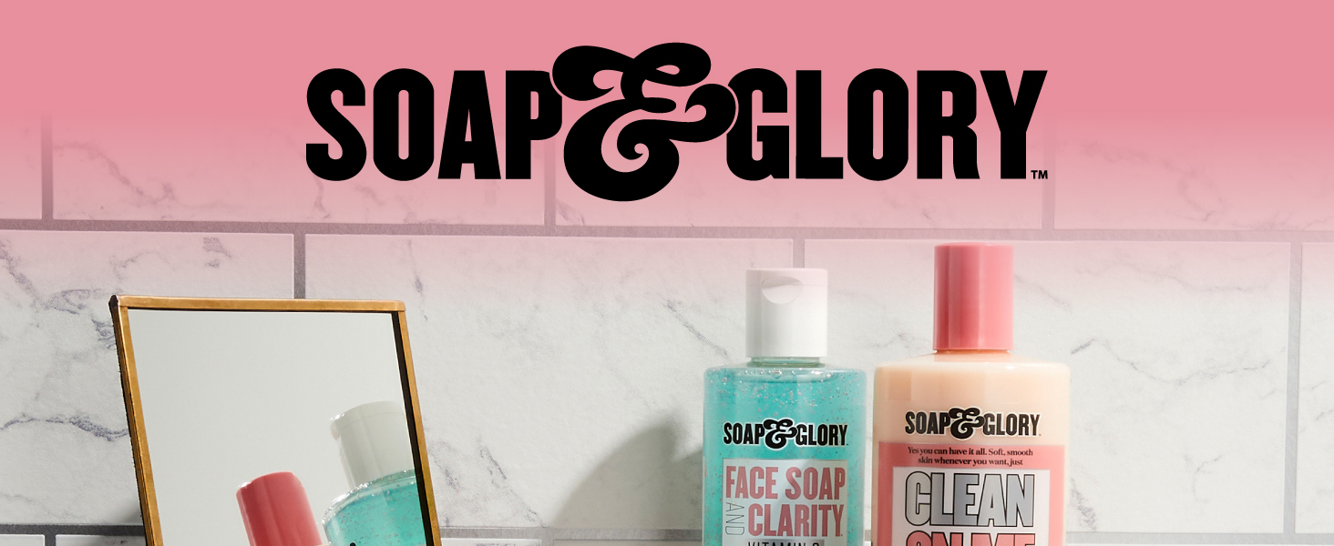 soap and glory face soap and clarity clean on me