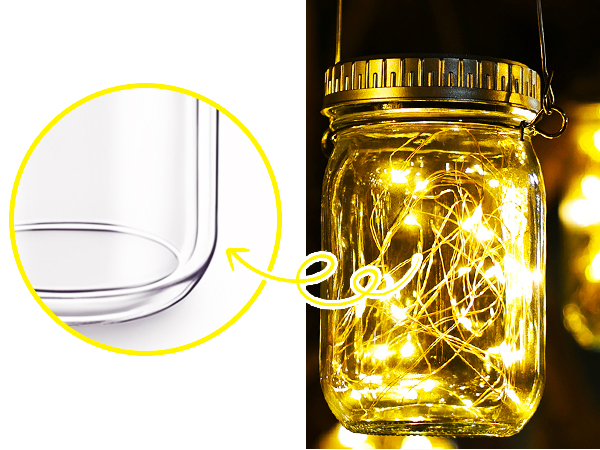 Crystal Glass Jar