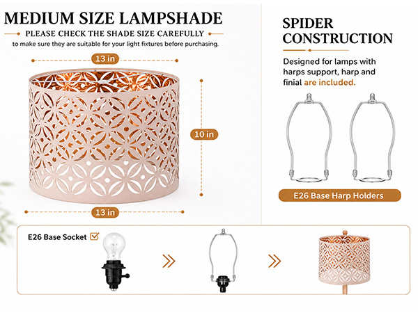 lampshades set of 2