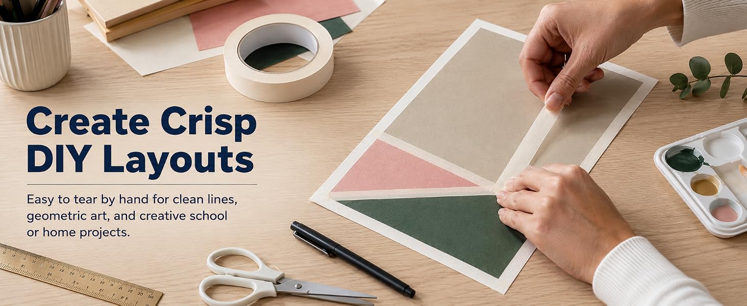 beige white masking tape
