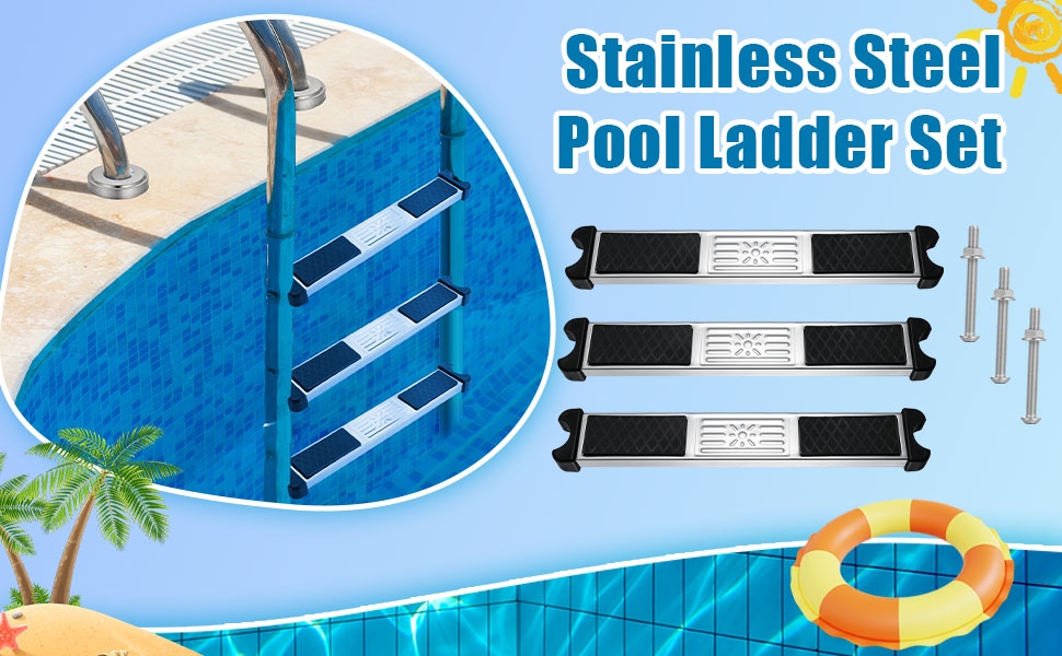 Stainless Steel Swimming Pool Ladder Steps