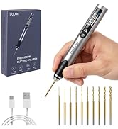 Uolor Upgraded Mini Electric Drill Pen, Smart Precision Electric Hand Drill Rechargeable 5-Speed ...