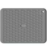 ME.FAN Silicone Dish Drying Mat for Kitchen Counter, Dish Drying Pad for Sink, Refrigerator or Dr...