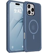ZOYTONE Magnetic for iPhone 16 Pro Case, Compatible with MagSafe, Threaded Border Non-Slip, 4 Cor...