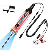 AWBLIN Power Circuit Probe Tester, LCD Digital Automotive Test Light with Voltage Display&Illumin...