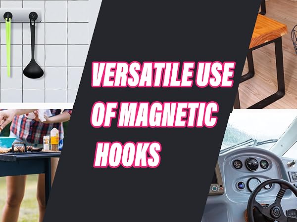 Neosmuk Black Magnetic Hooks Versatile Hook