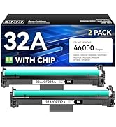32A CF232A Drum Unit Not Toner 2-Pack Replacement for HP 32A CF232A Imaging Drum Compatible for H...