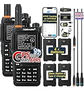 TIDRADIO TD-H9 10Watt GPS/APRS GMRS Radio Handheld(4PCS Battery),Spectrum Analysis,SMS Message Te...