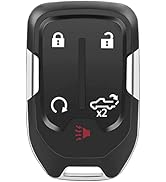Keyless Entry Remote Key Fob, 5 Button Car Proximity Smart Key Fit for 2019-2020 GMC Sierra Chevy...