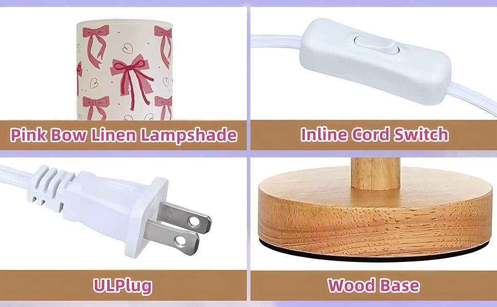 Exquisite Home Decor Lamp for Kids Girls Bedroom
