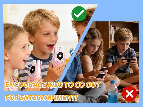 walkie talkie kids rechargeable