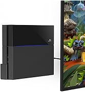 Monzlteck Wall Mount for PS4 Original(Old Model),Near or Behind TV, Space Saving,Customized to Pe...