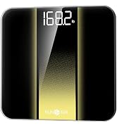 RunStar Digital Bathroom Scale for Body Weight with High Precision, Clear LED Backlight Display, ...