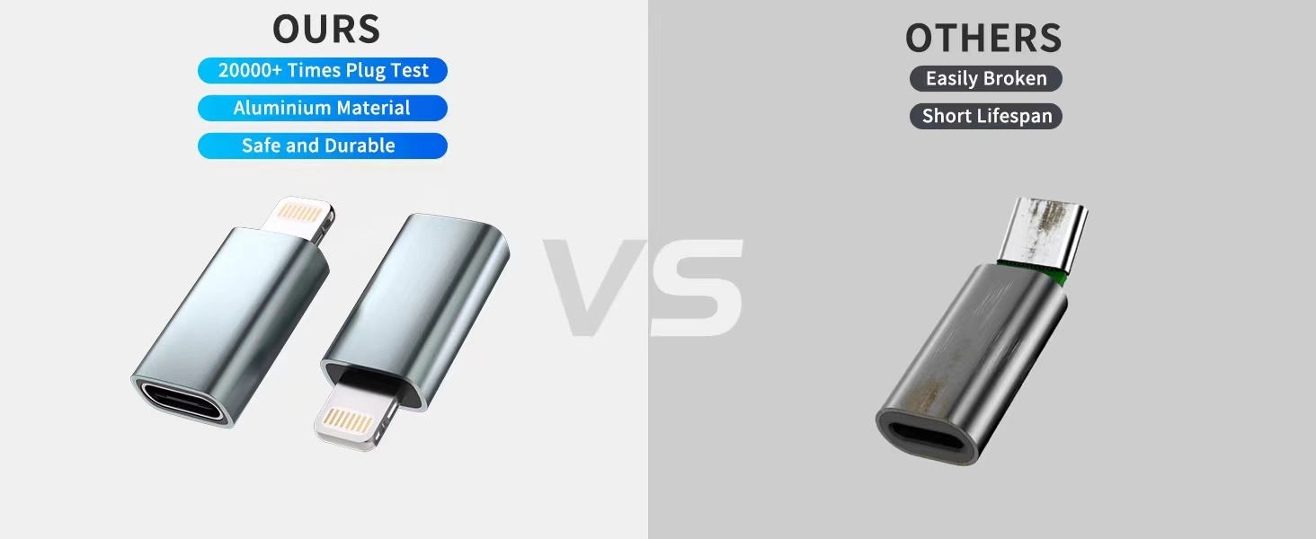 usb c female to lightning male