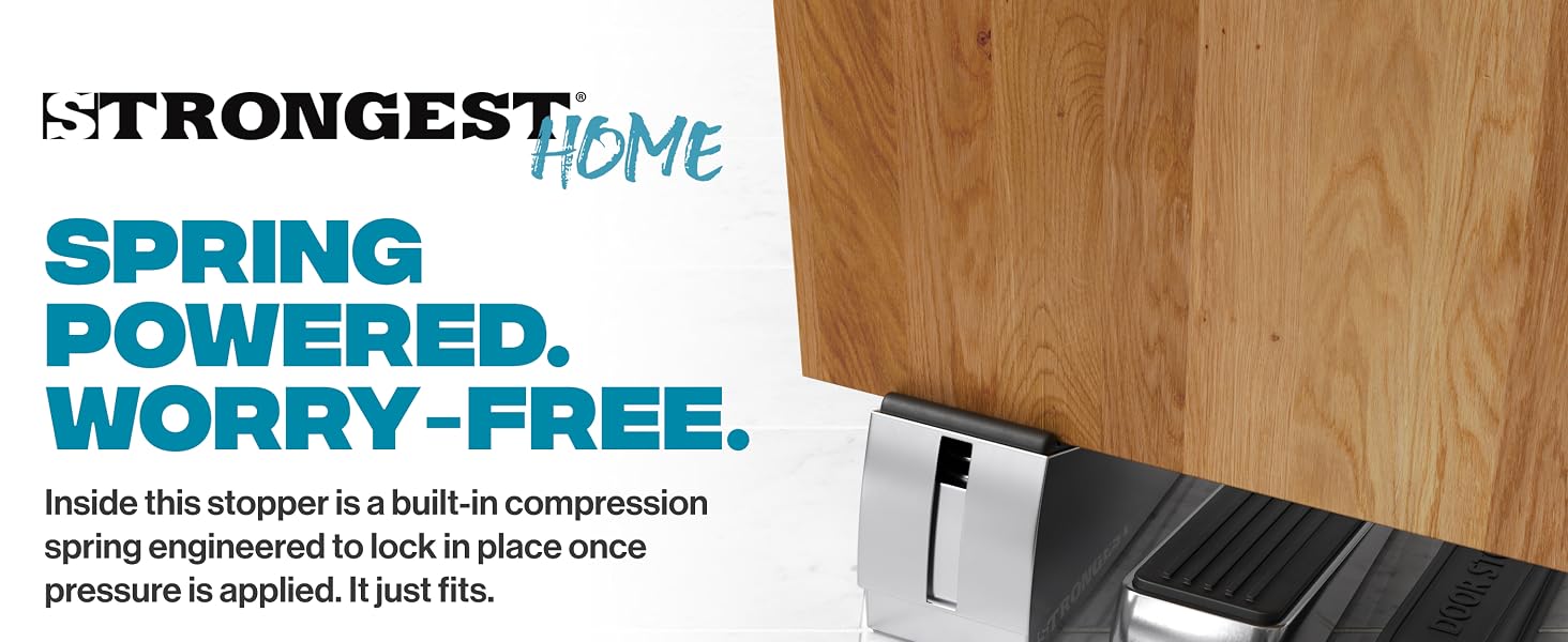 Engineered with an adjustable height mechanism to fit oversized, thick, tall, and heavy doors