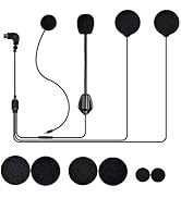 FODSPORTS Accesory FX6 & FX6S Motorcycle Bluetooth Intercom Headset (Changeable Boom Mic + Soft M...