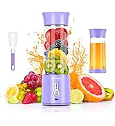 Portable Blender for Shakes and Smoothies,500ml Electric Juicer, 4000mAh Smoothie Blender with BP...