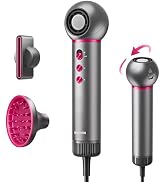 BABONIR Travel Hair Dryer for Women, Lightweight Compact Blow Dryer, 360° Rotatable Head, 110,000...