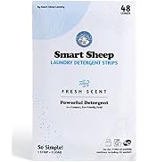 Smart Sheep - Laundry Strips - 48 Loads - Laundry Detergent Strips - Detergent Strips for Sensiti...