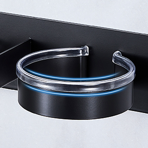 blow dryer holder cabinet door
