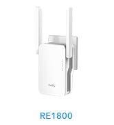Cudy AX1800 Mesh WiFi 6 Extender Internet Booster, WiFi 6 Range Extender Covers up to 2000 sq.ft ...