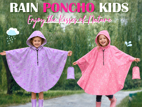 Kids Rain Poncho