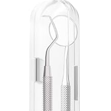 tooth scraper with mouth mirror
