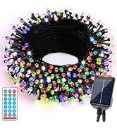 Wabarle Solar Christmas Lights Outdoor Waterproof,13 Modes 118Ft 300LED Solar Powered String Ligh...